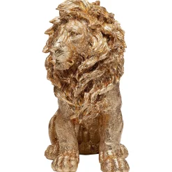 KARE Design Figurines Décoratives|Figurine Décorative Sitting Lion Dore 42Cm