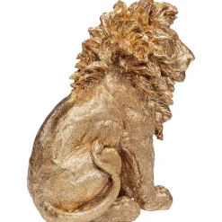 KARE Design Figurines Décoratives|Figurine Décorative Sitting Lion Dore 42Cm
