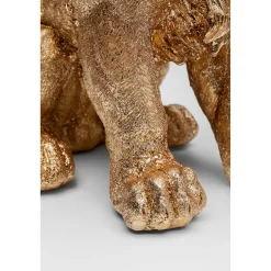 KARE Design Figurines Décoratives|Figurine Décorative Sitting Lion Dore 42Cm