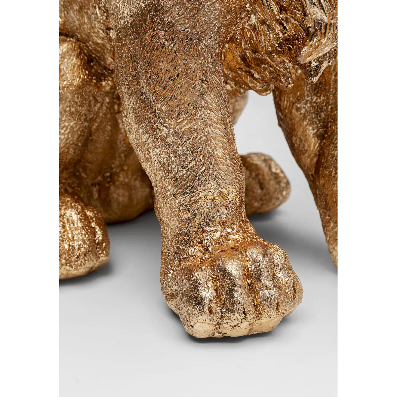 KARE Design Figurines Décoratives|Figurine Décorative Sitting Lion Dore 42Cm