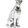 KARE Design Figurines Décoratives|Figurine Décorative Sitting Cat Rivet Chrome 82Cm
