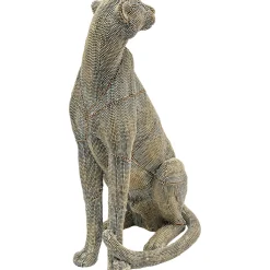KARE Design Figurines Décoratives|Figurine Décorative Sitting Leopard Pearls 42