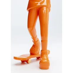 KARE Design Figurines Décoratives|Figurine Décorative Skating Astronaut Orange
