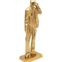 KARE Design Figurines Décoratives|Figurine Décorative Standing Man Dore 62Cm