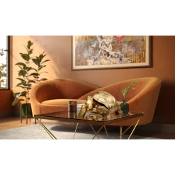 KARE Design Figurines Décoratives|Figurine Décorative Turtle Dore Mm 40Cm