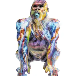 KARE Design Figurines Décoratives|Figurine Décorative Watching Gorilla Colorful 45Cm