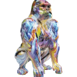 KARE Design Figurines Décoratives|Figurine Décorative Watching Gorilla Colorful 45Cm