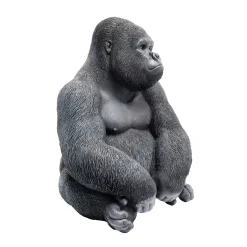 KARE Design Figurines Décoratives|Figurine Décorativemonkey Gorilla Side Medium Noir