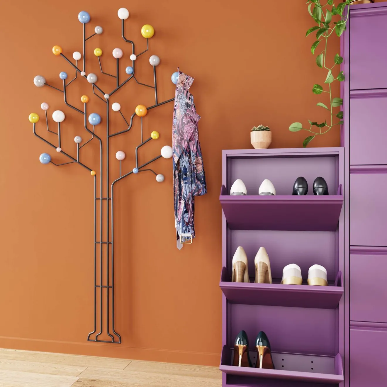 KARE Design Pateres|Garderobe Murale Circuit Tree 84Cm