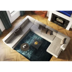 KARE Design Canapés D'Angle|Grand Canapés D Angles Infinity Miami Gris