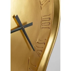 KARE Design Horloges Murales|Horloge Murale Big Drop Dore 92X127Cm