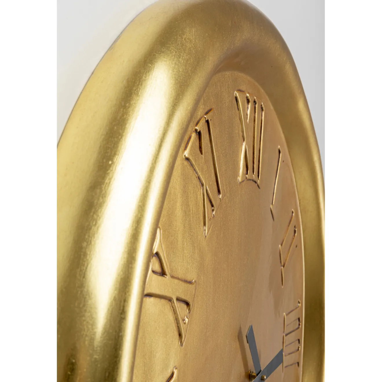 KARE Design Horloges Murales|Horloge Murale Big Drop Dore 92X127Cm