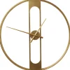 KARE Design Horloges Murales|Horloge Murale Clip Gold O60Cm
