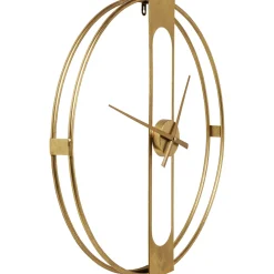 KARE Design Horloges Murales|Horloge Murale Clip Gold O60Cm
