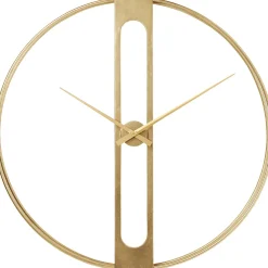 KARE Design Horloges Murales|Horloge Murale Clip Gold O107Cm