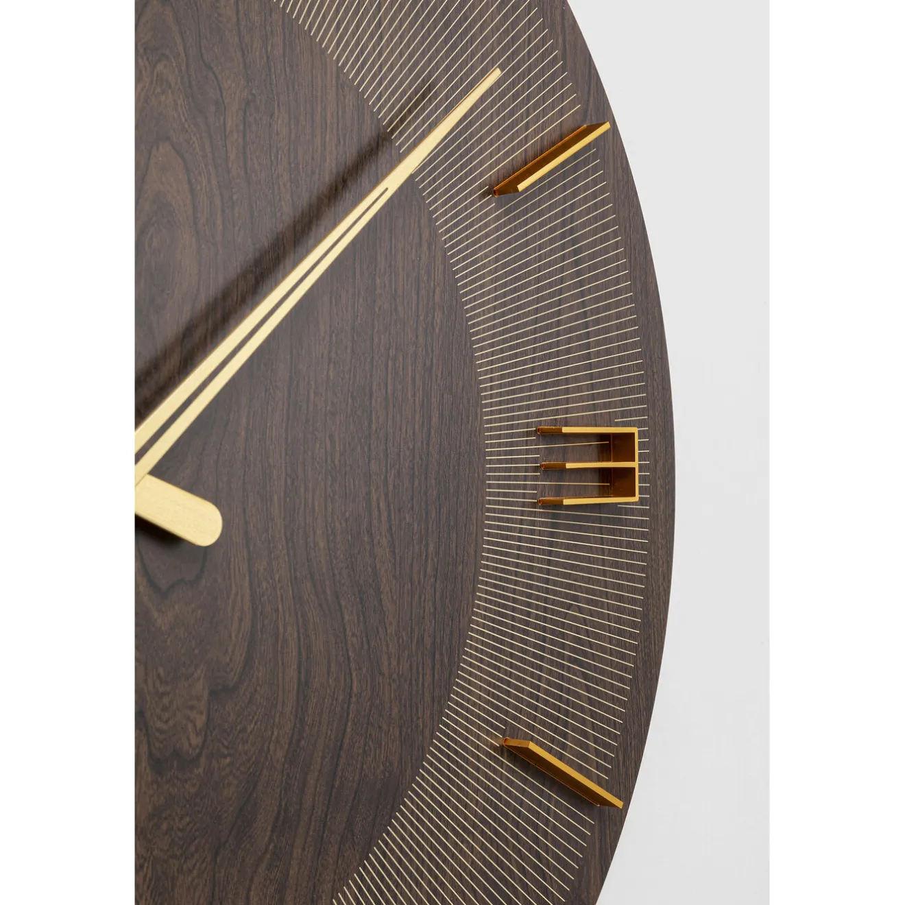 KARE Design Horloges Murales|Horloge Murale Levi Marron O60Cm