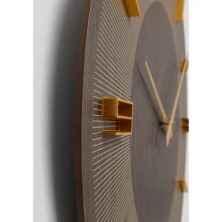KARE Design Horloges Murales|Horloge Murale Levi Marron O60Cm