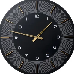 KARE Design Horloges Murales|Horloge Murale Lio Noir O60Cm