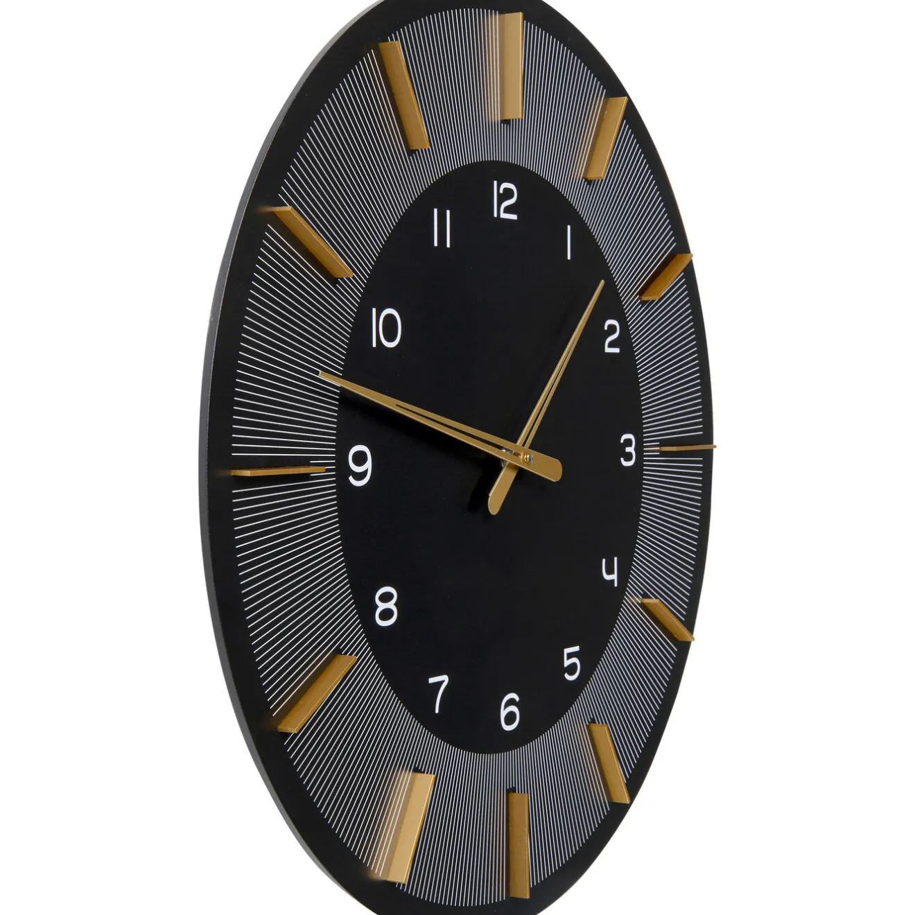 KARE Design Horloges Murales|Horloge Murale Lio Noir O60Cm