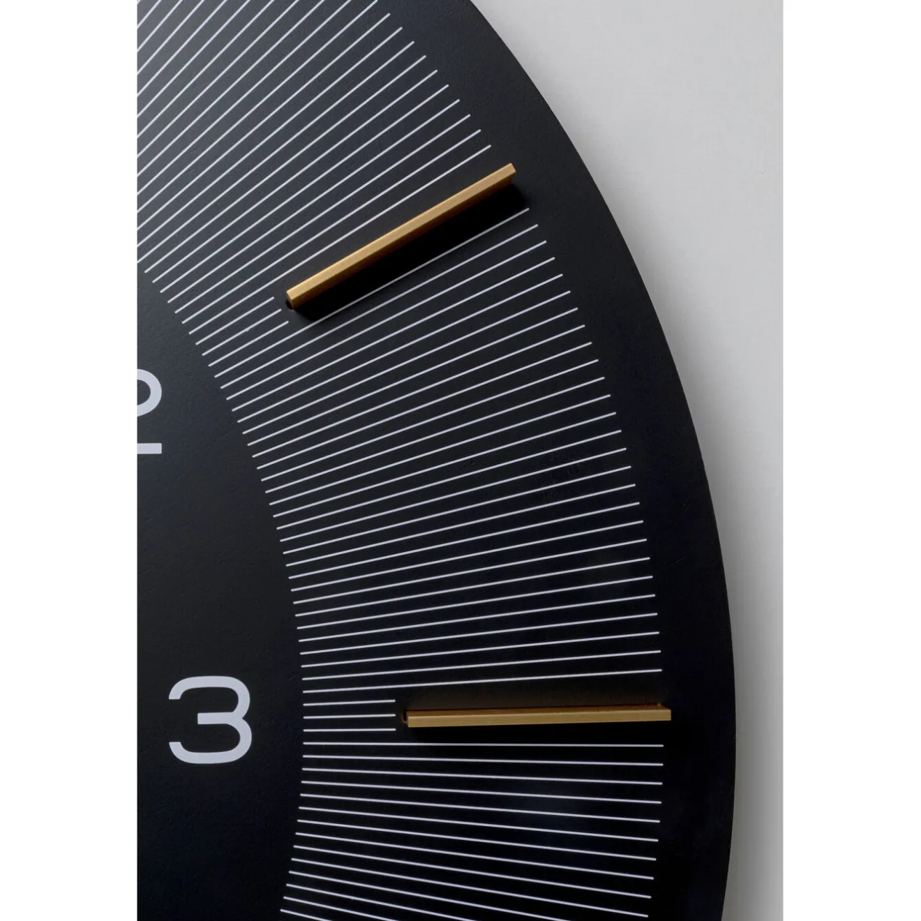 KARE Design Horloges Murales|Horloge Murale Lio Noir O60Cm