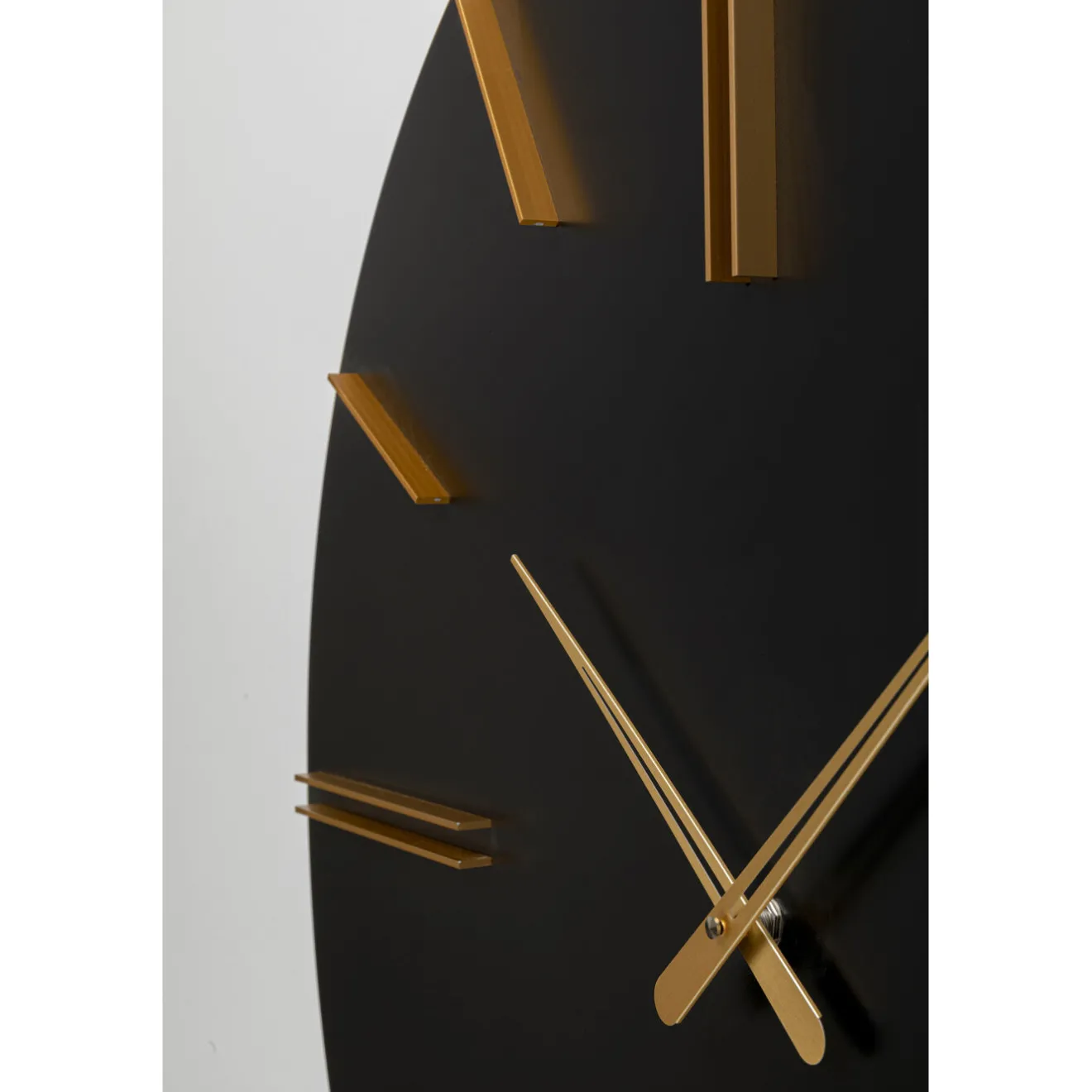 KARE Design Horloges Murales|Horloge Murale Luca Noir O70Cm