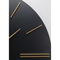 KARE Design Horloges Murales|Horloge Murale Luca Noir O70Cm