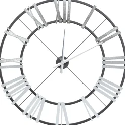 KARE Design Horloges Murales|Horloge Murale Nevio Argente O95Cm