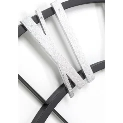 KARE Design Horloges Murales|Horloge Murale Nevio Argente O95Cm