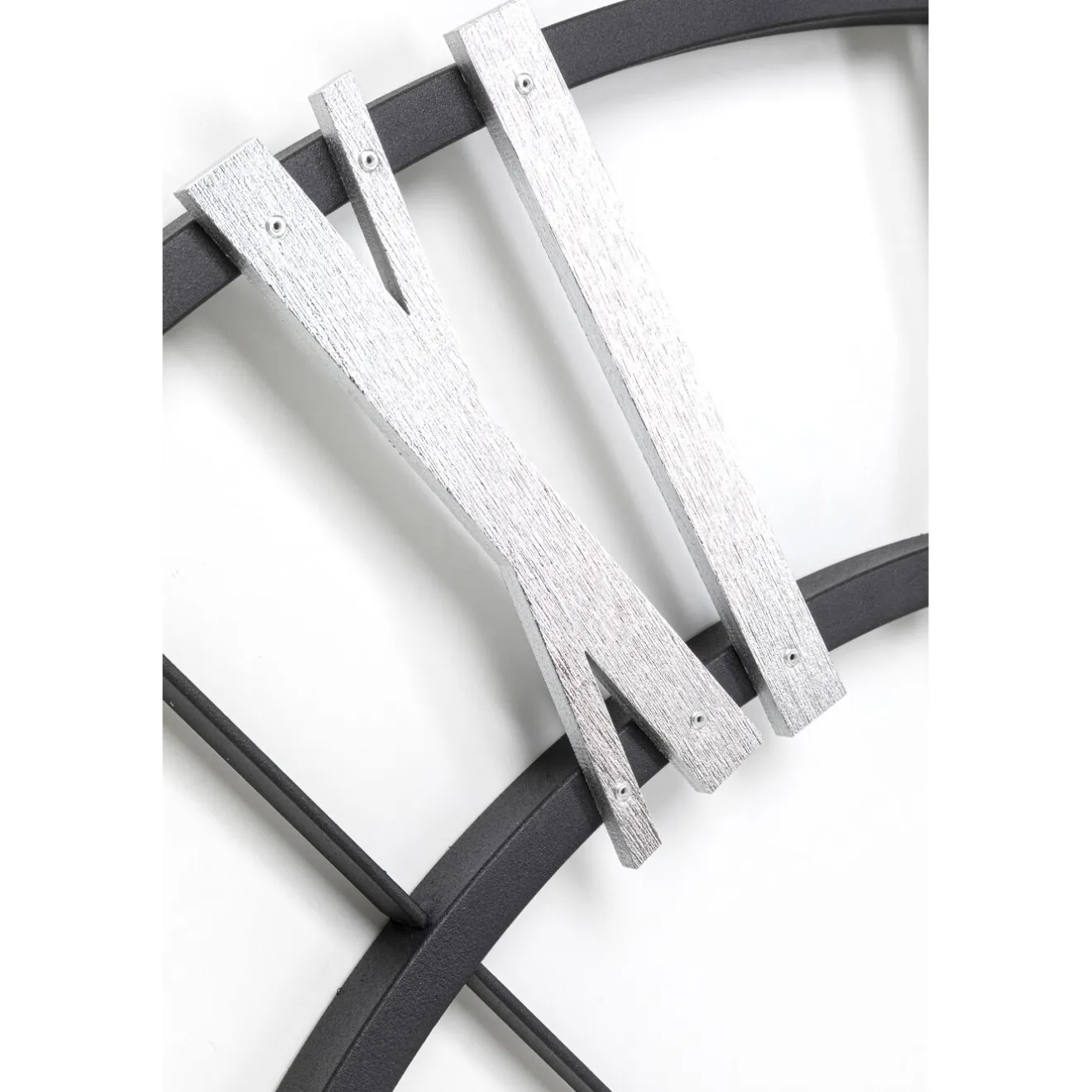 KARE Design Horloges Murales|Horloge Murale Nevio Argente O95Cm