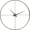 KARE Design Horloges Murales|Horloge Murale Simple Pure Laiton O95Cm