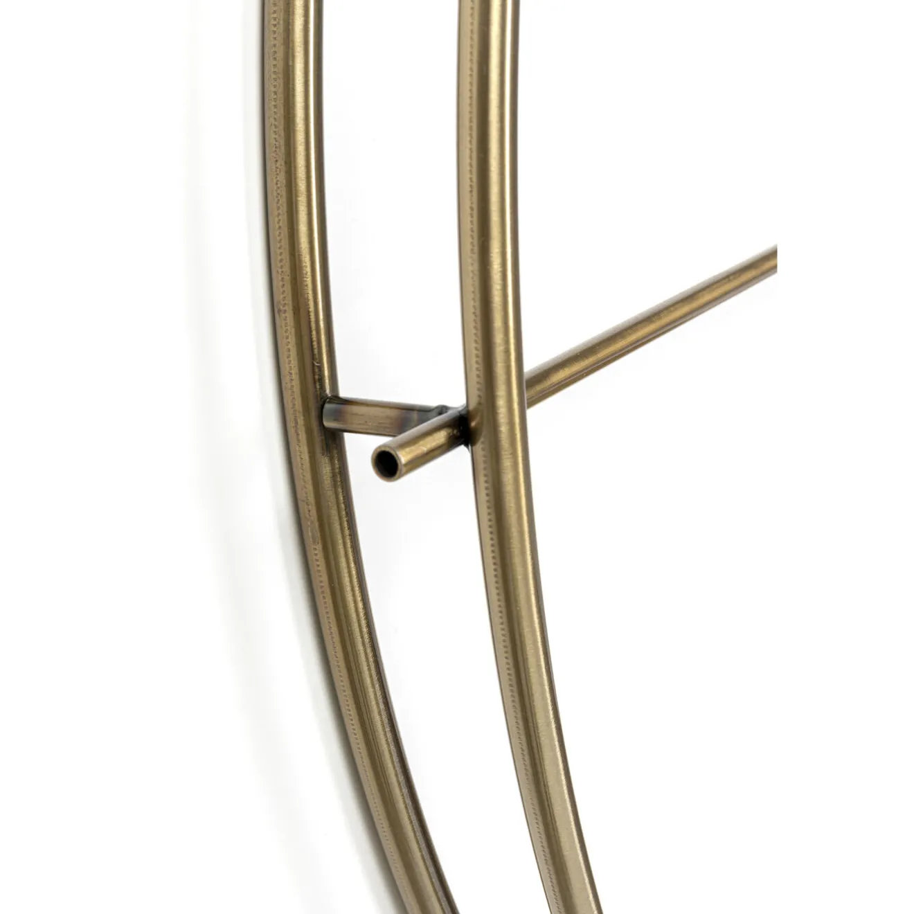 KARE Design Horloges Murales|Horloge Murale Simple Pure Laiton O95Cm