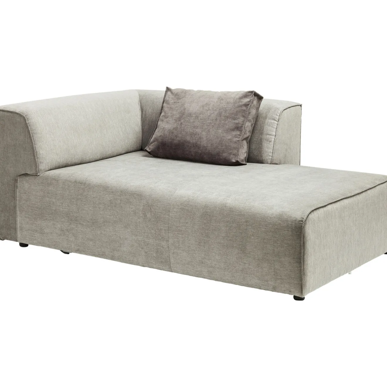 KARE Design Éléments De Canapés|Infinity Éléments Meridienne Droite Gris