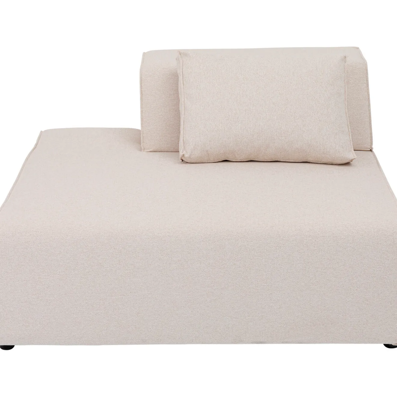 KARE Design Éléments De Canapés|Infinity Éléments Meridienne Gauche Semi Creme 120