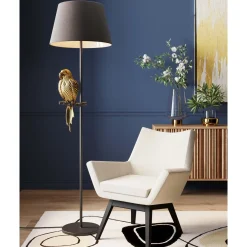KARE Design Lampadaires|Lampadaire Animal Parrot Dore 176Cm