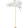 KARE Design Lampadaires|Lampadaire Feather Palm Blanc 165Cm