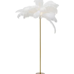KARE Design Lampadaires|Lampadaire Feather Palm Blanc 165Cm
