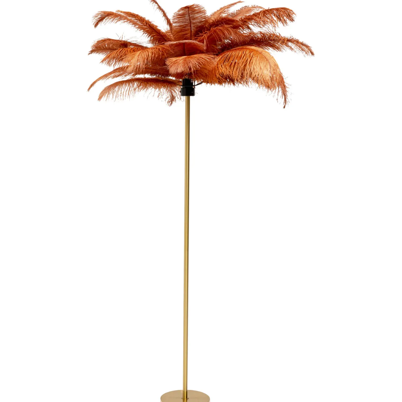 KARE Design Lampadaires|Lampadaire Feather Palm Rusty Red 165Cm