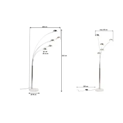 KARE Design Lampadaires|Lampadaire Five Fingers