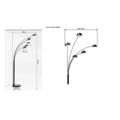 KARE Design Lampadaires|Lampadaire Five Fingers Eco.