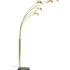 KARE Design Lampadaires|Lampadaire Five Fingers Laiton