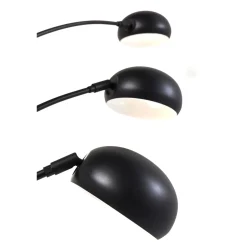 KARE Design Lampadaires|Lampadaire Five Fingers Noir Mat