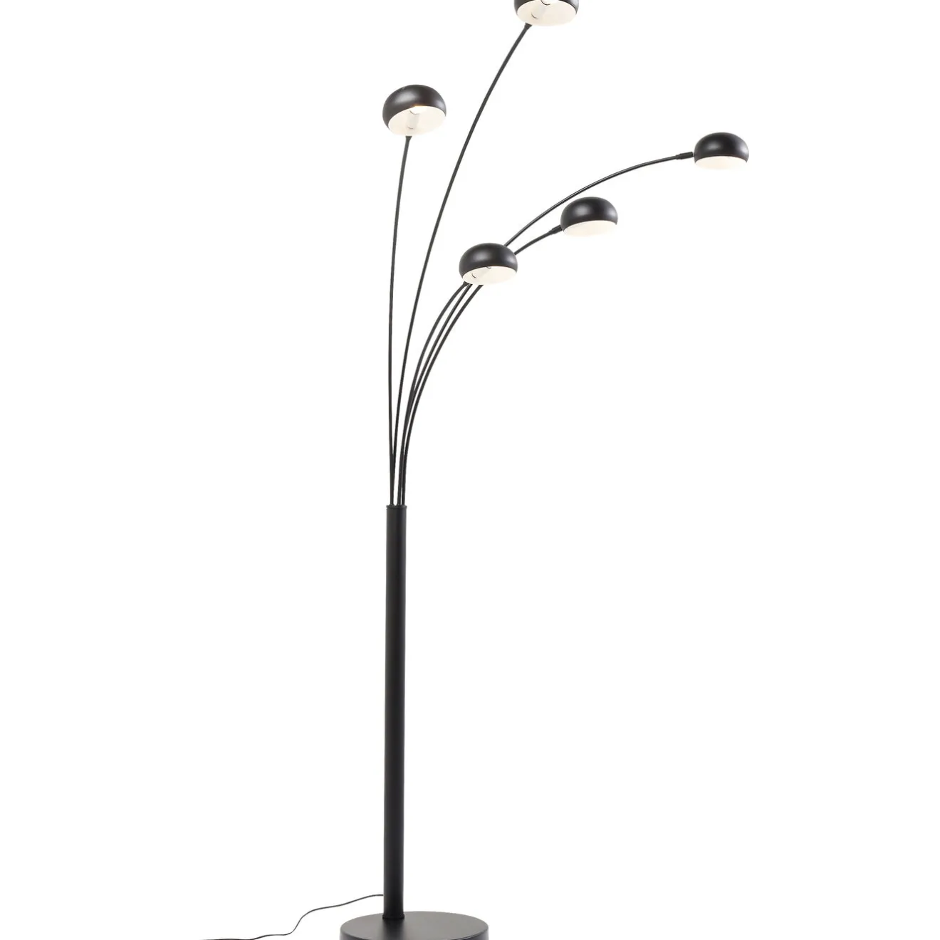 KARE Design Lampadaires|Lampadaire Five Fingers Noir Mat