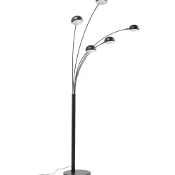 KARE Design Lampadaires|Lampadaire Five Fingers Noir Mat