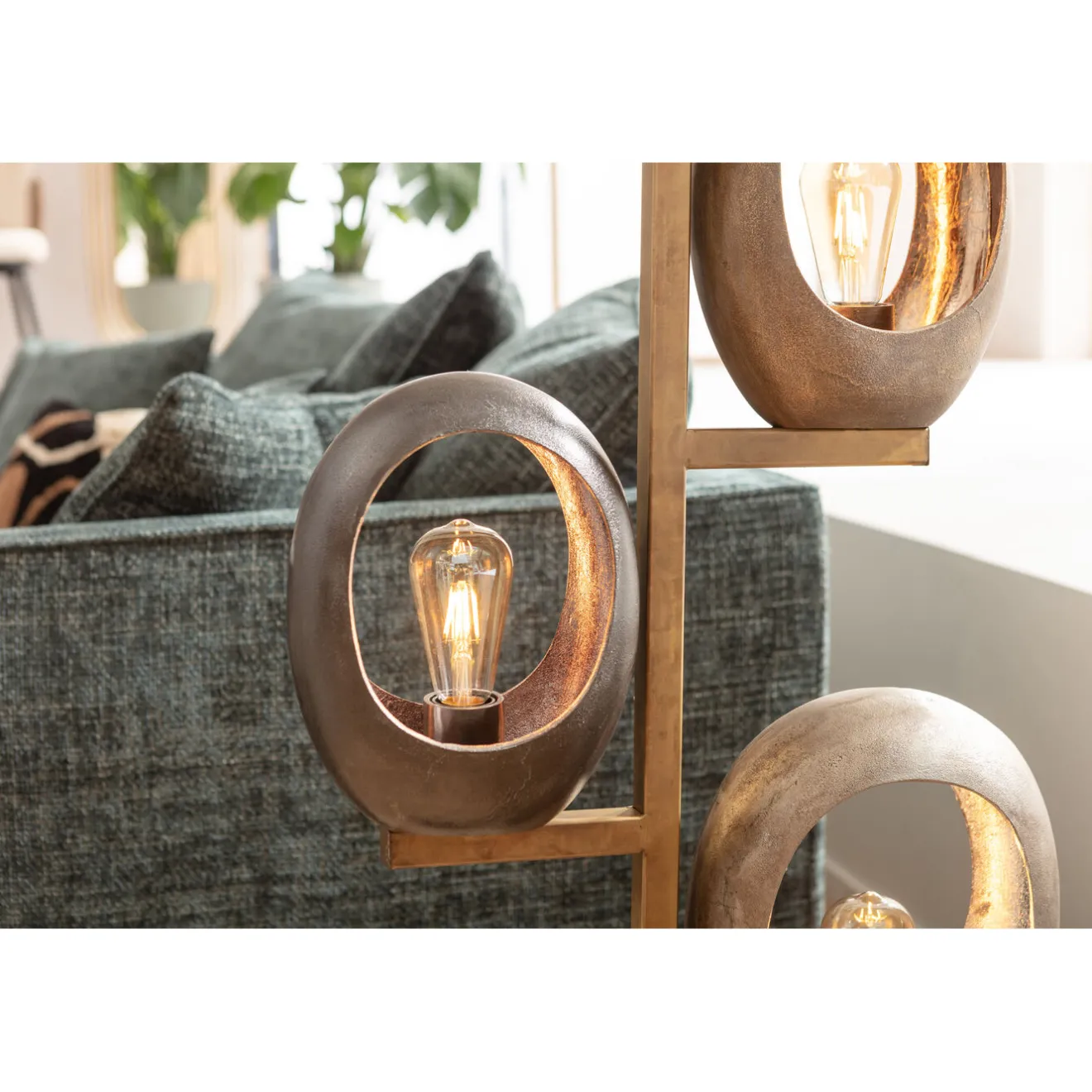 KARE Design Lampadaires|Lampadaire Five Loops 173Cm