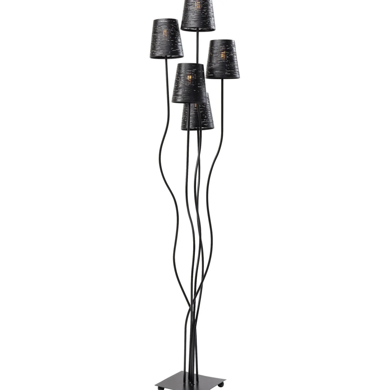KARE Design Lampadaires|Lampadaire Flexible Noir Cinque