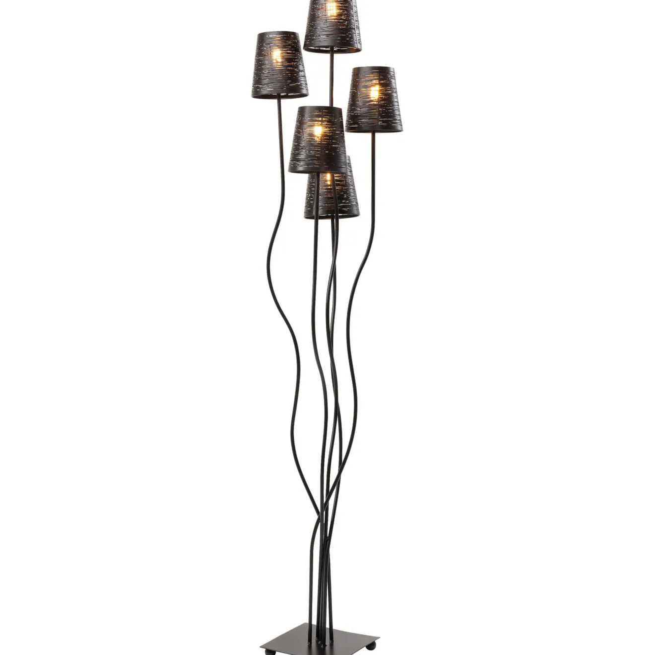 KARE Design Lampadaires|Lampadaire Flexible Noir Cinque