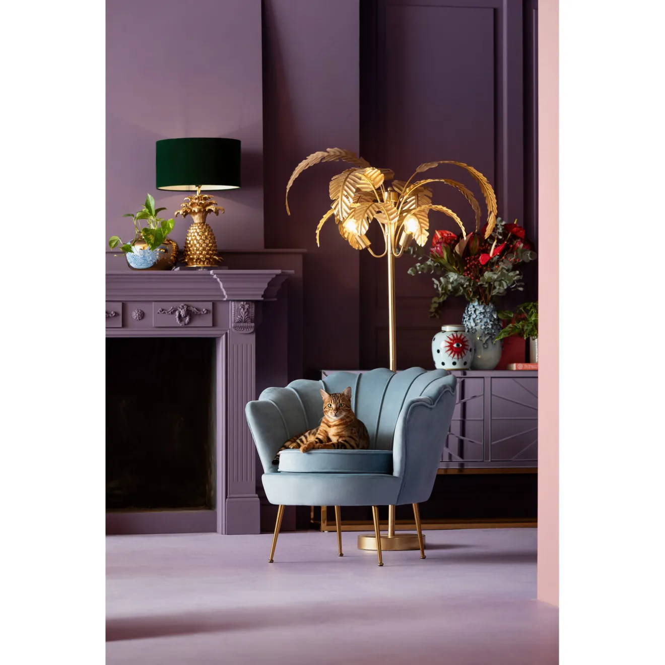 KARE Design Lampadaires|Lampadaire Palmera 170Cm