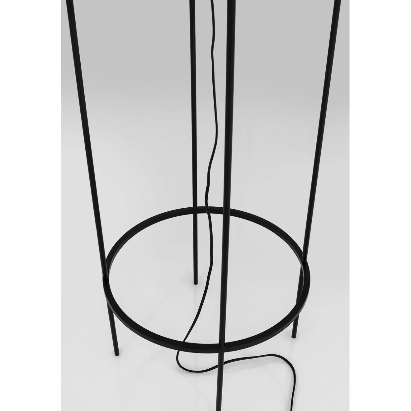KARE Design Lampadaires|Lampadaire Pear Frame Noir 158Cm