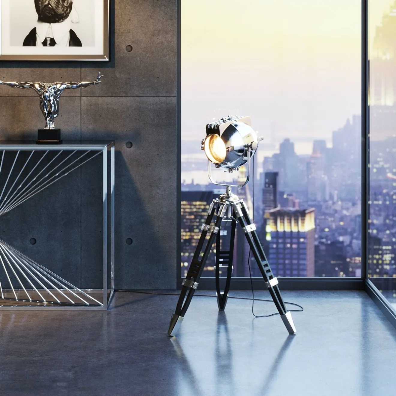 KARE Design Lampadaires|Lampadaire Shooting 105Cm