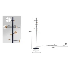 KARE Design Lampadaires|Lampadaire Trapez